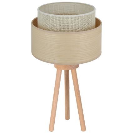 Brilagi - Stalo lempa ARIZONA BOHO 1xE27/15W/230V smėlio spalvos