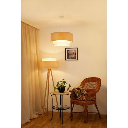 Brilagi - Stovėjanti lempa ARIZONA BOHO 1xE27/15W/230V smėlio spalvos