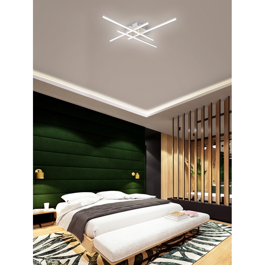 Brilagi - LED lubinis šviestuvas STRIPES LED/37W/230V 68x68 cm baltas