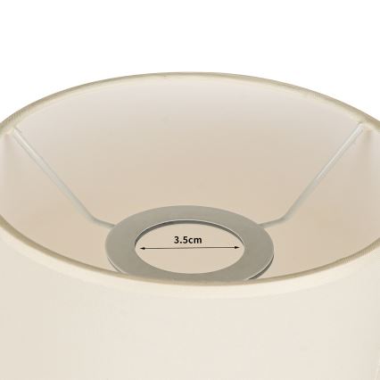 Brilagi - TABLON E27 stalininės lempos gaubtas, skersmuo 14 cm, kreminės spalvos