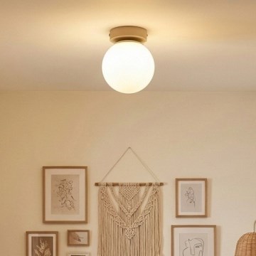 Brilagi - taškinis šviestuvas 1xE27/60W/230V smėlinė/auksinė