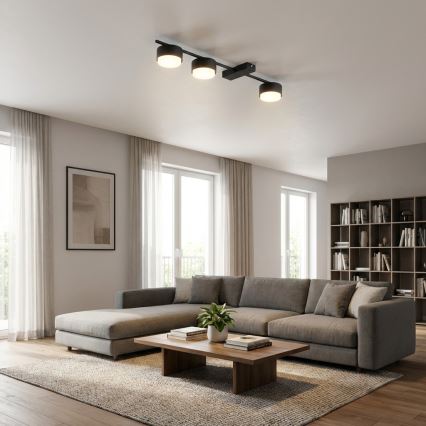 Brilagi - Taškinis šviestuvas 3xGX53/12W/230V juodas