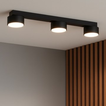 Brilagi - taškinis šviestuvas 3xGX53/12W/230V juodas