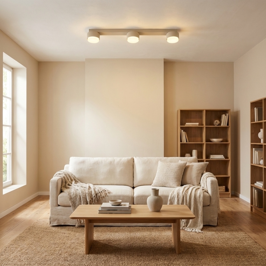 Brilagi - Taškinis šviestuvas 3xGX53/12W/230V smėlinis