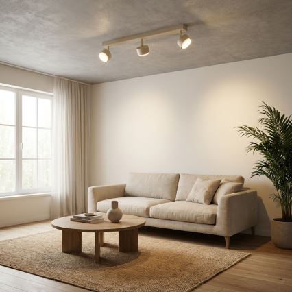 Brilagi - Taškinis šviestuvas 3xGX53/12W/230V smėlio spalvos