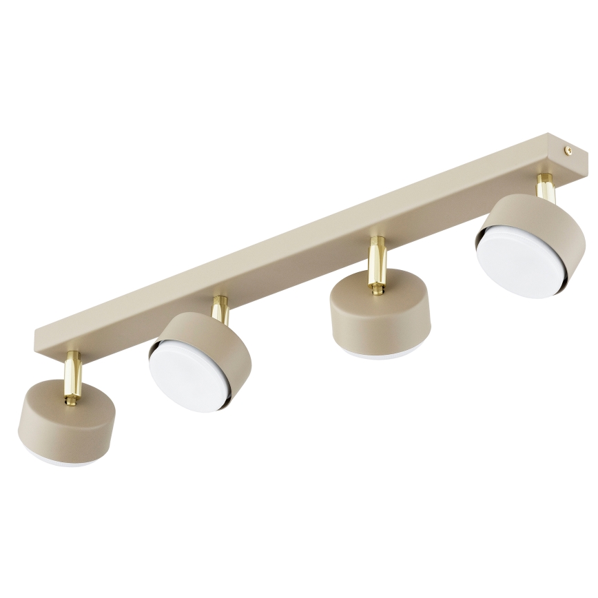 Brilagi - taškinis šviestuvas 4xGX53/12W/230V smėlinis