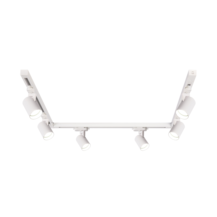 Brilagi - taškinis šviestuvas bėgelių sistemai HUSKY 6xGU10/10W/230V baltas