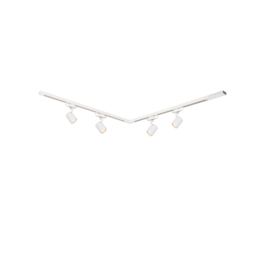 Brilagi - Taškinis šviestuvas bėgelių sistemoje HUSKY 4xGU10/10W/230V baltas