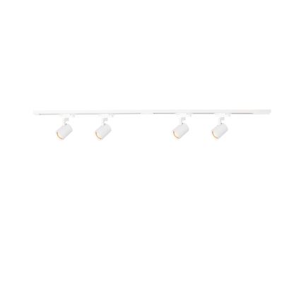 Brilagi - Taškinis šviestuvas bėgelių sistemoje HUSKY 4xGU10/10W/230V baltas