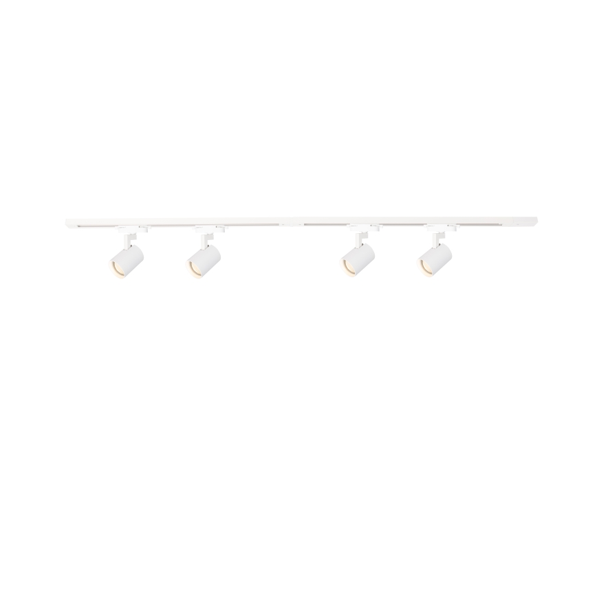 Brilagi - Taškinis šviestuvas bėgelių sistemoje HUSKY 4xGU10/10W/230V baltas