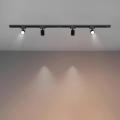 Brilagi - Taškinis šviestuvas bėginėje sistemoje HUSKY 4xGU10/10W/230V juodas