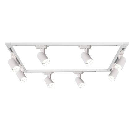 Brilagi - Taškinis šviestuvas bėginėje sistemoje HUSKY 8xGU10/10W/230V baltas