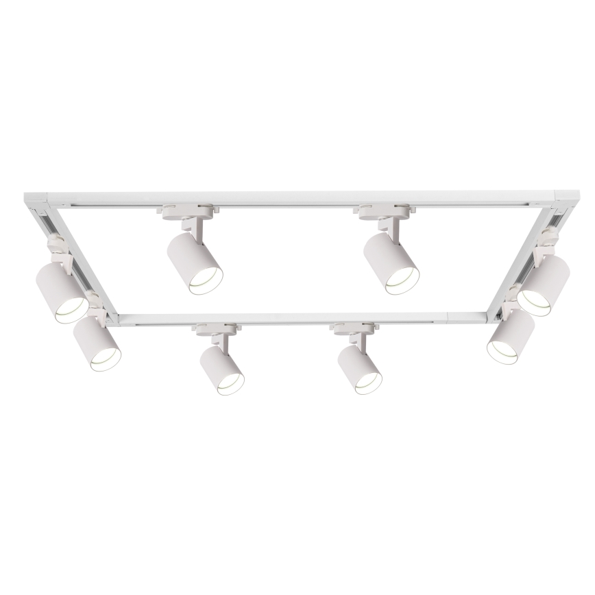 Brilagi - Taškinis šviestuvas bėginėje sistemoje HUSKY 8xGU10/10W/230V baltas
