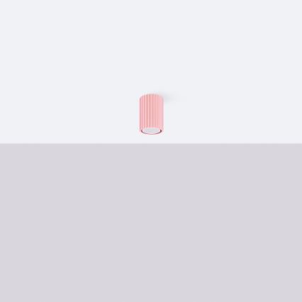 Brilagi - taškinis šviestuvas CRESTO 1xGU10/10W/230V 10 cm rožinis