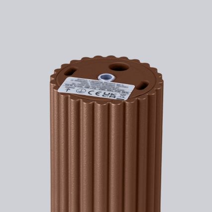 Brilagi - Taškinis šviestuvas CRESTO 1xGU10/10W/230V 10 cm rudas