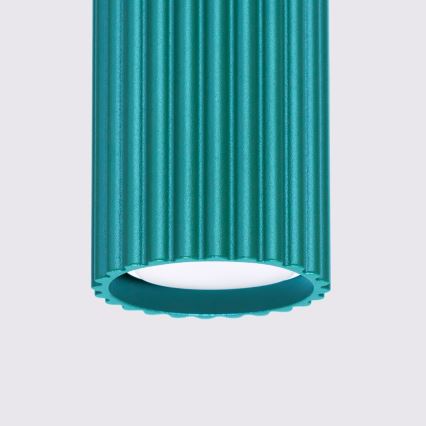 Brilagi - Taškinis šviestuvas CRESTO 1xGU10/10W/230V 10 cm turkio spalvos