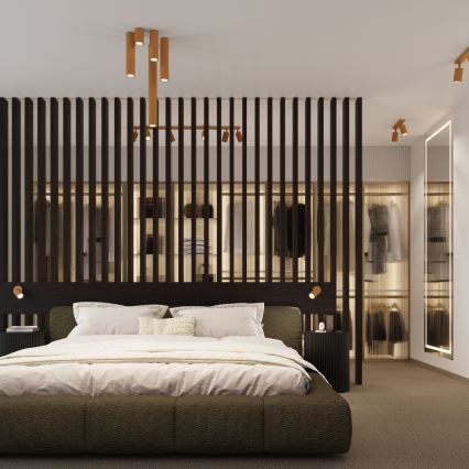 Brilagi - Taškinis šviestuvas CRESTO 1xGU10/10W/230V 20 cm aukso spalvos