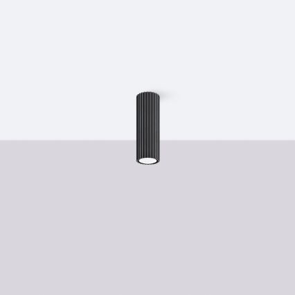 Brilagi - taškinis šviestuvas CRESTO 1xGU10/10W/230V 20 cm juodas