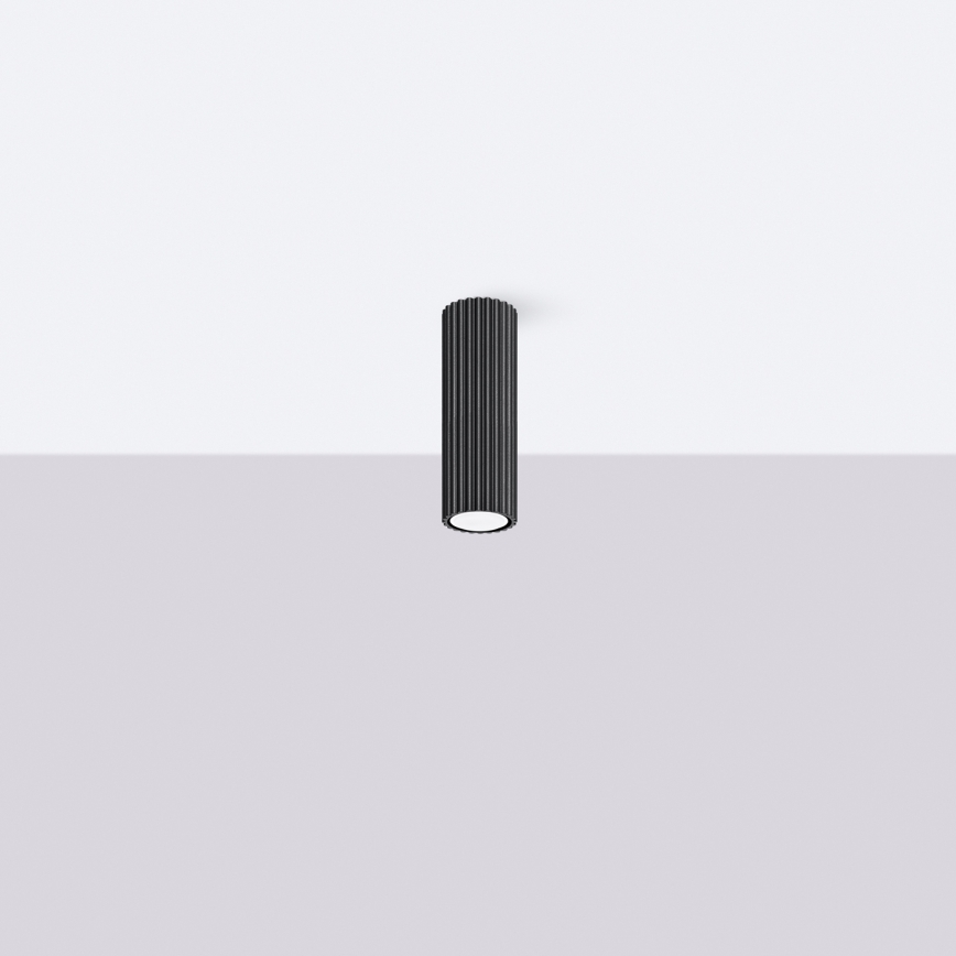 Brilagi - taškinis šviestuvas CRESTO 1xGU10/10W/230V 20 cm juodas