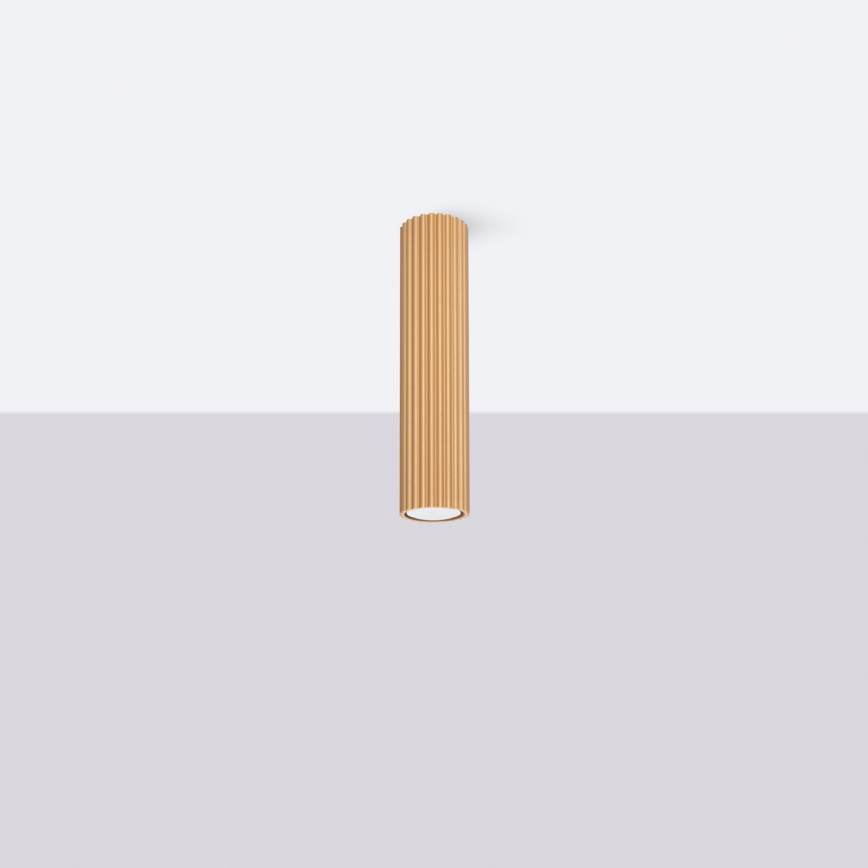 Brilagi - taškinis šviestuvas CRESTO 1xGU10/10W/230V 30 cm, aukso spalvos