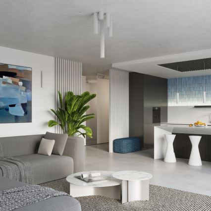 Brilagi - Taškinis šviestuvas CRESTO 1xGU10/10W/230V 30 cm baltas