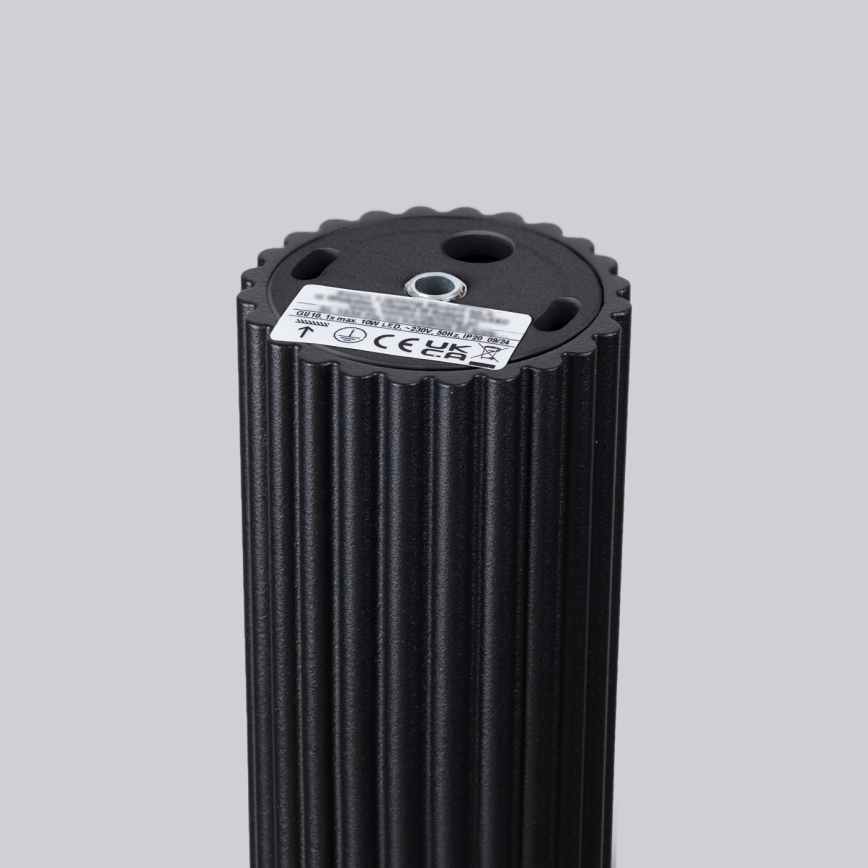 Brilagi - Taškinis šviestuvas CRESTO 1xGU10/10W/230V 30 cm juodas