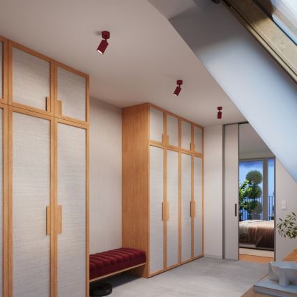 Brilagi - Taškinis šviestuvas CRESTO 1xGU10/10W/230V bordo