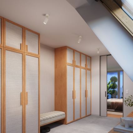 Brilagi - Taškinis šviestuvas CRESTO 1xGU10/10W/230V kreminis