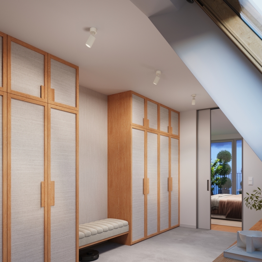 Brilagi - Taškinis šviestuvas CRESTO 1xGU10/10W/230V kreminis