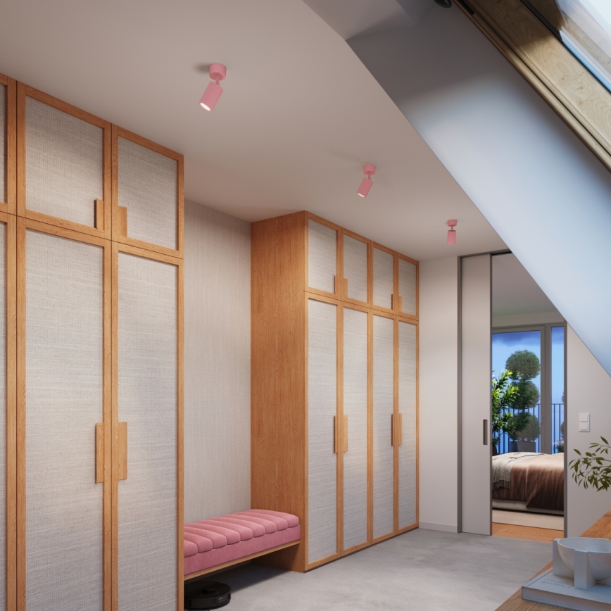 Brilagi - Taškinis šviestuvas CRESTO 1xGU10/10W/230V rožinė