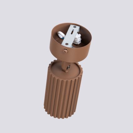 Brilagi - Taškinis šviestuvas CRESTO 1xGU10/10W/230V rudos spalvos