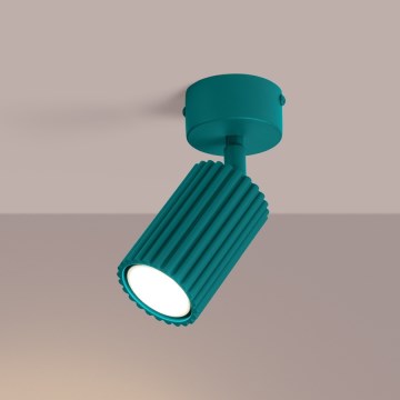 Brilagi - taškinis šviestuvas CRESTO 1xGU10/10W/230V turkio spalvos