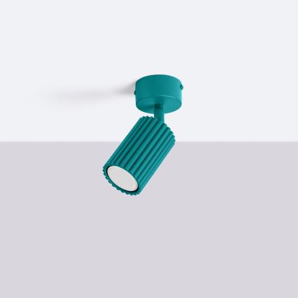 Brilagi - taškinis šviestuvas CRESTO 1xGU10/10W/230V turkio spalvos