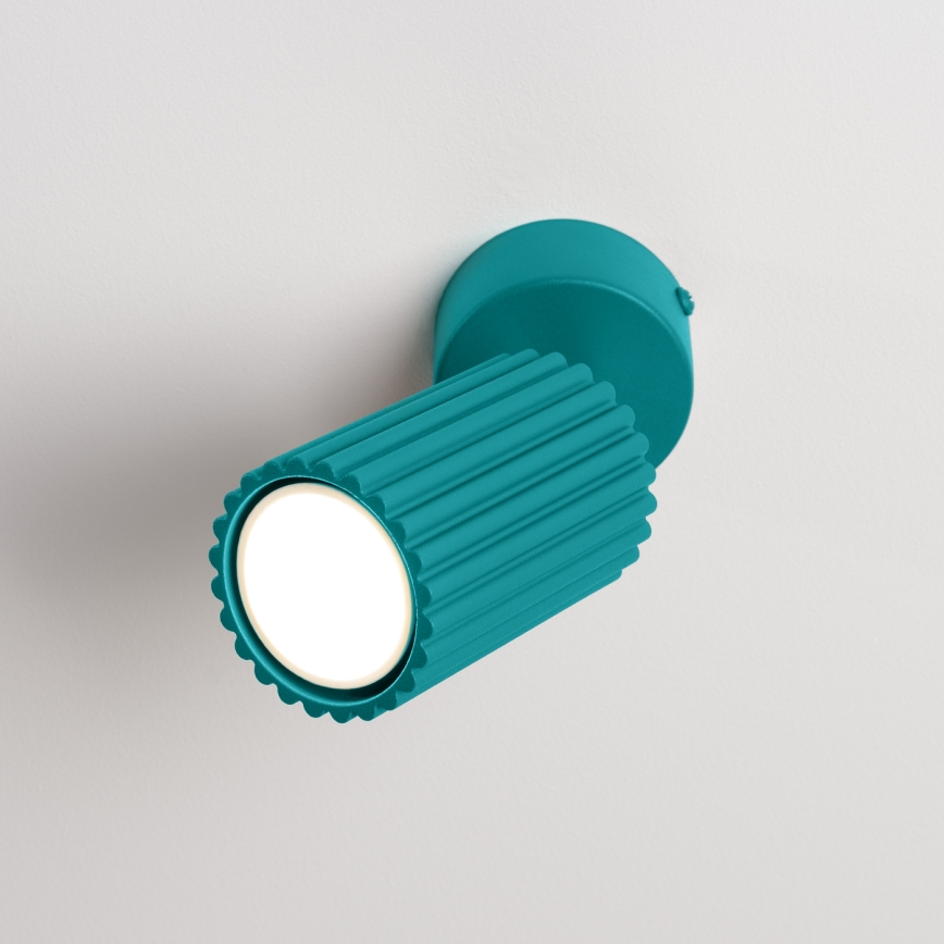 Brilagi - taškinis šviestuvas CRESTO 1xGU10/10W/230V turkio spalvos