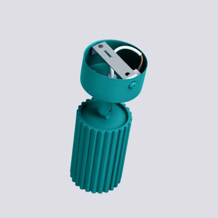 Brilagi - taškinis šviestuvas CRESTO 1xGU10/10W/230V turkio spalvos