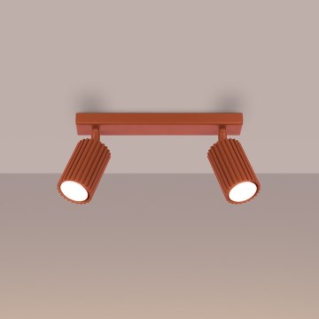 Brilagi - Taškinis šviestuvas CRESTO 2xGU10/10W/230V raudonas