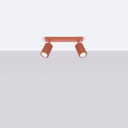 Brilagi - Taškinis šviestuvas CRESTO 2xGU10/10W/230V raudonas