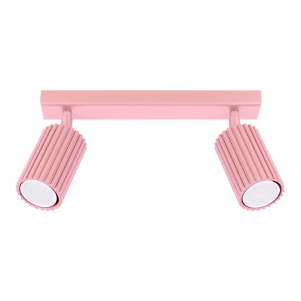 Brilagi - Taškinis šviestuvas CRESTO 2xGU10/10W/230V rožinis