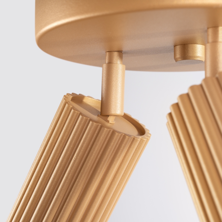 Brilagi - taškinis šviestuvas CRESTO 3xGU10/10W/230V auksinis