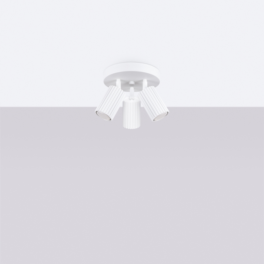 Brilagi - taškinis šviestuvas CRESTO 3xGU10/10W/230V baltas