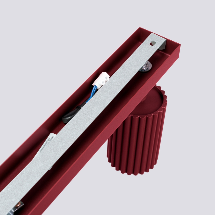 Brilagi - Taškinis šviestuvas CRESTO 3xGU10/10W/230V bordo