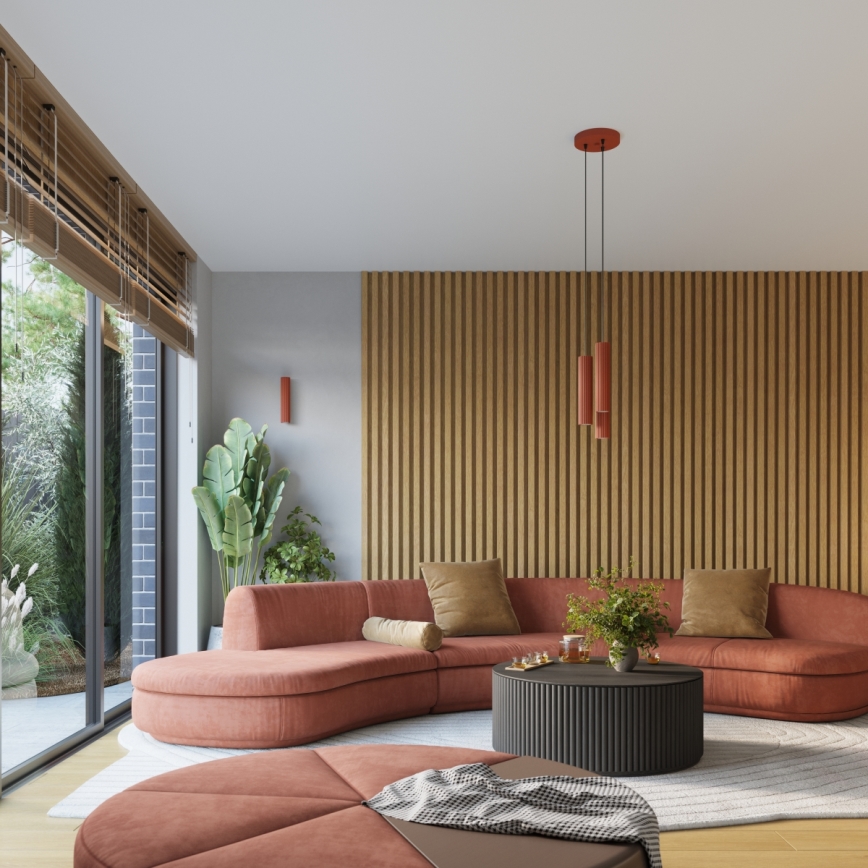 Brilagi - Taškinis šviestuvas CRESTO 3xGU10/10W/230V raudonas