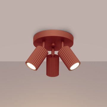 Brilagi - Taškinis šviestuvas CRESTO 3xGU10/10W/230V raudonas