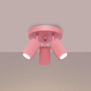 Brilagi - Taškinis šviestuvas CRESTO 3xGU10/10W/230V rožinis