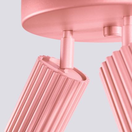 Brilagi - Taškinis šviestuvas CRESTO 3xGU10/10W/230V rožinis