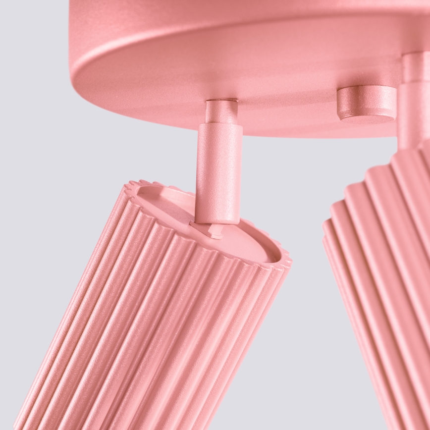 Brilagi - Taškinis šviestuvas CRESTO 3xGU10/10W/230V rožinis