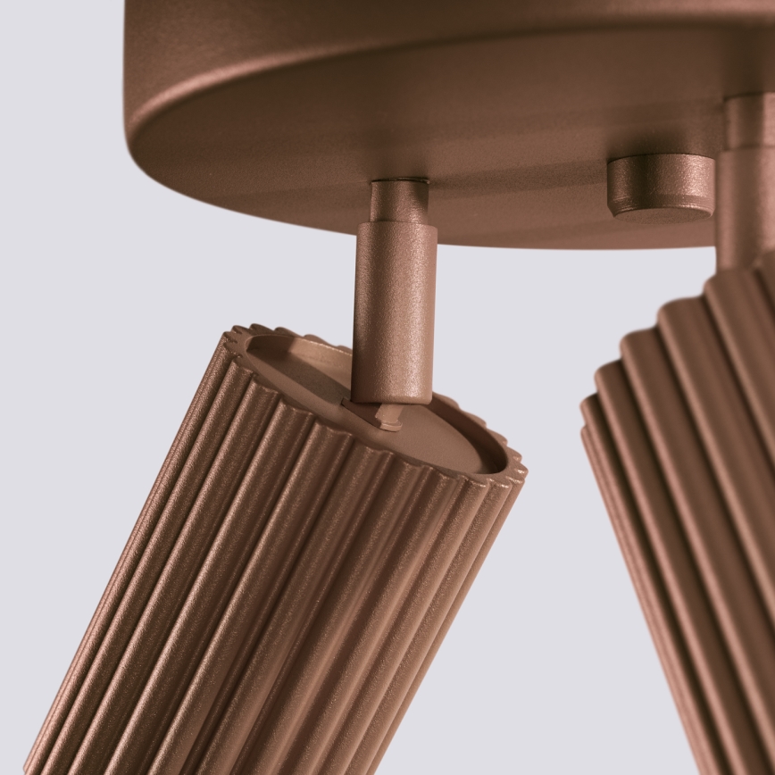 Brilagi - Taškinis šviestuvas CRESTO 3xGU10/10W/230V rudas