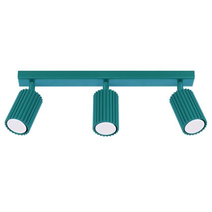 Brilagi - Taškinis šviestuvas CRESTO 3xGU10/10W/230V turkio spalvos