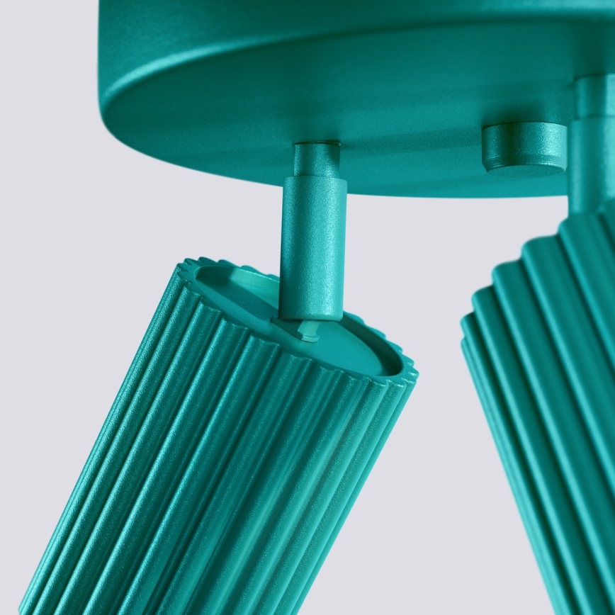 Brilagi - Taškinis šviestuvas CRESTO 3xGU10/10W/230V turkio spalvos