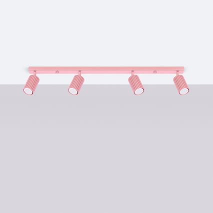 Brilagi - Taškinis šviestuvas CRESTO 4xGU10/10W/230V rožinis